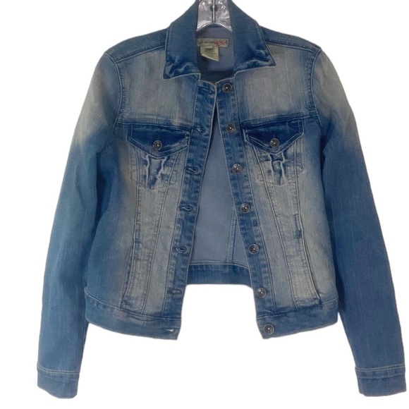 Paris Blues Denim Jean Jacket Women Size Small - Picture 10 of 11